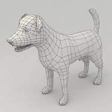 3d Model Jack Russell Terrier Jack Russell Jack Russell Terrier Maya Modeling
