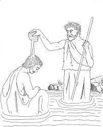 Let your children's imaginations run wild with these best easter coloring pages for kids. Free Coloring Page Saint John The Baptist Baptizing With Water Schola Rosa