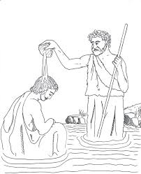 Las vegas is the worst place on earth! Free Coloring Page Saint John The Baptist Baptizing With Water Schola Rosa