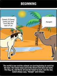 Here, like a camel bound in. How The Camel Got His Hump