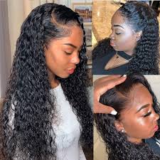 Looking for affordable human hair wigs online for your nice look? Amazon Com Brazilian Virgin Human Hair Wigs For Black Women Water Wave Lace Front Wig With Baby Hair Glueless Human Hair Lace Frontal Wig Pre Plucked Curly Wave 9a Grade Remy Hair