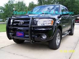 The sequoia is built under the toyota brand and based on their tundra pickup truck. Fits 2000 2006 Toyota Tundra Brush Grill Guard Sequoia 01 04 Black Powder Coated Ebay