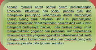 Keterampilan menulis merupakan salah satu jenis keterampilan berbahasa yang harus dikuasai siswa. Fungsi Peranan Dan Aspek Bahasa Dalam Pendidikan Sekolah Pondok Belajar