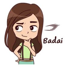 About Lala Sticker 8990525 Girl Humor Cartoon People Lala
