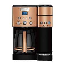 Sure, you'll pay a little more upfront, but you won't need to buy a separate grinder, and you'll have more delicious coffee. Best Buy Cuisinart Coffee Center 12 Cup K Cup Pod Coffee Maker Copper Classic Ss 15cp