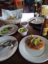 Smoked marlin tostada. Yum. - Picture of Fredy Mariscos, Puerto ...