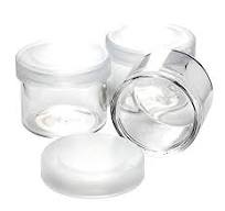 24 pcs, 6ml Glass Jars with Silicone caps - great for s ...
