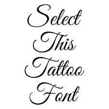 Cute tattoo is a simple uniform stroke, thin line tattoo font. Handwritten Script Tattoo Font Generator