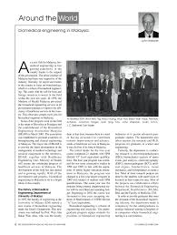 Biomedical engineering represents new areas of medical research and product development; Biomedical Engineering In Malaysia Ieee Journals Magazine Ieee Xplore