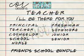 Our free svg cut files are a file type that can be scaled to use with cricut, silhouette and other svg cutting machines.the size of our free svg files can be increased or decreased without any loss of quality. Friends School Bundle Graphic By Designscor Creative Fabrica In 2020 School Bundles Svg School