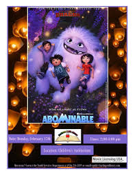 Posted by sentinel78 on february 16, 2004 at 7:37 am. Movie Day Abominable Harlingen Public Library
