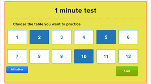 free multiplication games at timestables com