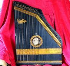 Victorian 1894 Columbia No 4 Zither Lap Harp Victorian Lap Musical Instruments