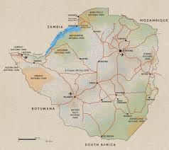 Zimbabwe is a landlocked country in the southern part of africa bordering south africa to the south, botswana to the west, and to the northwest and northeast by zambia and mozambique, respectively. Map Of Zimbabwe C Expert Africa