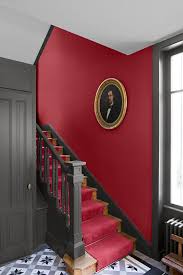 Velours De Peinture Couleur Rouge Odeon Liberon Deco Cage Escalier Tapis Escalier Peinture Escalier