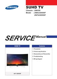Samsung Un78js9500 Un78js9500f Un78js9500fxza Smart Led Tv Service Manual Tv Services Led Tv Samsung