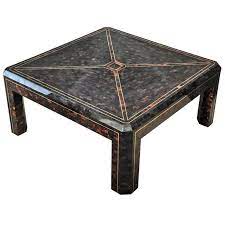 Palm tree candle holder lee reynolds large shell picture $ 850.00 $ 595.00. Maitland Smith Coffee Table Tessellated Horn And Brass Coffee Table Coffee Table Cover Table