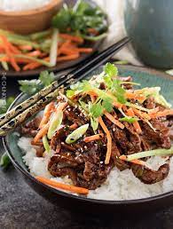 30 Minute Spicy Ginger Szechuan Beef Chinese Beef Recipes Szechuan Recipes Beef Dinner