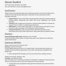 High School Student Summer Job Resume Examples High School Resume High School Resume Template Resume Skills