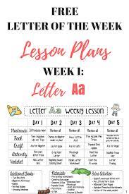 The children then look through magazines for pictures that start with that letter and glue them in the correct box. Letter A Free Weekly Lesson Plan Curriculum Lesson Plans Kindergarten Lessons Preschool Curriculum