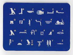 Das hieroglyphen abc mit hilfe der bunten schablone selber nachschreiben. Hieroglyphics Of The Egyptians Template For Schools Buy Here Schriften Alphabet Cooles Basteln Fur Kinder Agypten