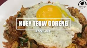 Tumis lada boh hingga garing. Kuey Teow Goreng Instant Yuen Chun Youtube