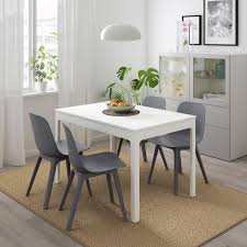 Ekedalen Odger Table And 4 Chairs White Blue Ikea In 2020 Table Chair Ikea