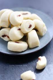 Mini Sweet Bean Paste Buns Asian Desserts Recipes Cooking Chinese Food