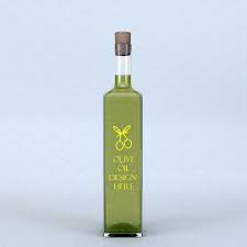 Minimalist Olive Oil Mockup Set Oils Olive Oil Label Design