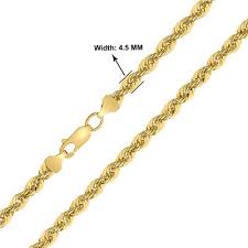 22k gold heavy chain 18 in us$ 3,502: 14k Yellow Gold Filled 4 5mm Twisted Rope Chain 26 Inches Accr5842026