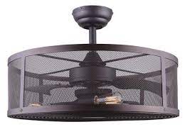 Patriot Lighting Arris 24 Oil Rubbed Bronze Led Fandelier Bronze Ceiling Fan Ceiling Fan Caged Ceiling Fan