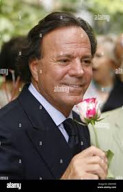 Julio Iglesias rose Stock Photo
