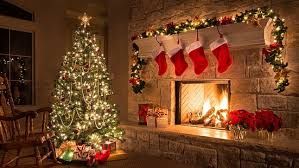 Anime, anime girls, digital art, artwork, 2d, portrait display. Hd Wallpaper Holiday Living Room Christmas Day Livingroom Fireplace Wallpaper Flare