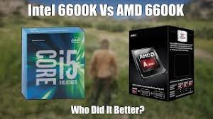 The 1700 model has base and turbo clocks of 3.0 and 3.7 ghz respectively. Intel 6600k Vs Amd 6600k Who Did It Better Youtube