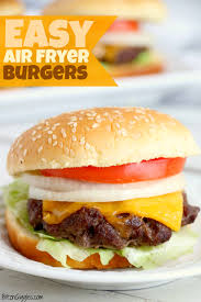 Frozen turkey burgers can be cooked at either 390 f or 400 f. Easy Air Fryer Burgers Bitz Giggles