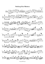 Gtr iiimf w/dist (both 2 gtrs). Nothing Else Matters Sheet Music Nothing Else Matters Score Hamienet Com