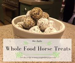 Mix thoroughly until the entire mixture is. No Bake Whole Food Horse Treats Insightful Equine