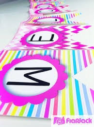 Saw, cloth, fabric, banners, wingspan, dress up, footwear, study desk. Neon Bilingual Welcome Banner Freebie In Spanish Too Classroom Themes Welcome Banner Classroom Decorations
