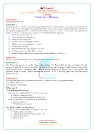 Here we have given cbse class 12. Ncert Solutions For Class 12 Accountancy Part 1 Chapter 2 2021 2022