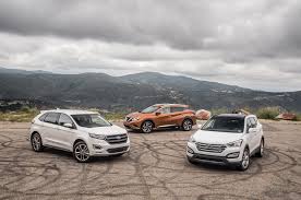 Comparison 2015 Ford Edge Vs Nissan Murano Vs Hyundai