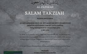 Semoga keluarganya tabah dan redha atas pemergian arwah. June 10 2021 Utm Big Data Centre