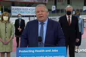 Premier doug ford and deputy premier christine elliott speak at queen's park. Watch All 34 Ontario Health Regions Will Move Into Shutdown On April 3 Baytoday Ca