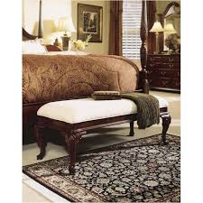 36 h x 66 w x 20 d. 791 480 American Drew Furniture Cherry Grove Bedroom Bed Bench