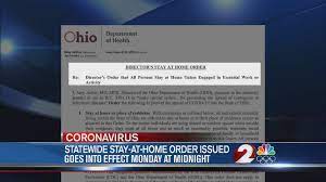 Amy acton, director of the ohio department of health. Stay At Home Order Issued For All Of Ohio Goes Into Effect Monday At Midnight Wdtn Com