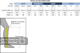 goalie pad size chart related keywords suggestions