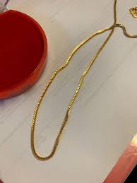 Wah chan gold & jewellery. Rantai Emas 916 Wah Chan Mesin Gold Necklace Women S Fashion Jewellery On Carousell