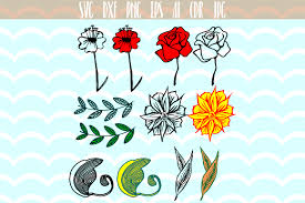 Download Floral Elements Files Graphic By Vector City Skyline Creative Fabrica Yellowimages Mockups