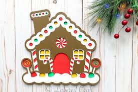 Download 3d Layered Christmas Gingerbread House Digital Cut File 919781 Cut Files Design Bundles