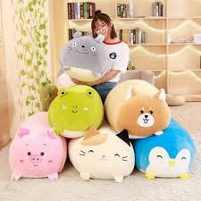 30 90 Cm Juguetes De Gran Tamano Suave Cojin Almohada Animales Perro Gordo Gato Totoro Pinguino Cer Almohadas De Animales Almohadas Lindas Peluches De Animales