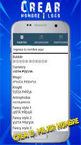 Generador De Nombre Y Logo Free Fire For Android Apk Download